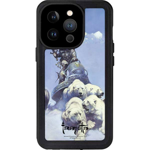 Frazetta Sliver Warrior iPhone 14 Pro Waterproof Case